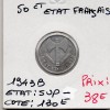 50 centimes Francisque Bazor 1943 B Beaumont Sup-