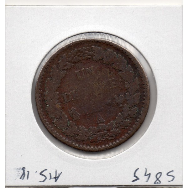 1 decime Dupré An 7 A paris B+