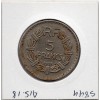 5 francs Lavrillier 1938 Sup-