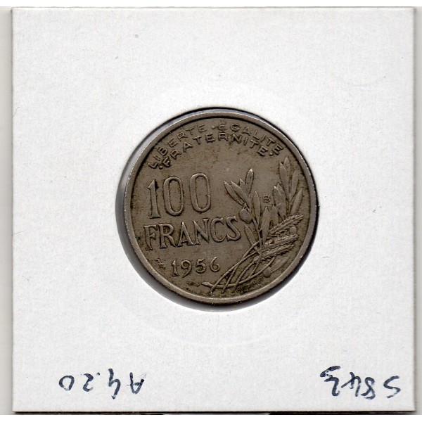 100 francs Cochet 1956 B Sup-