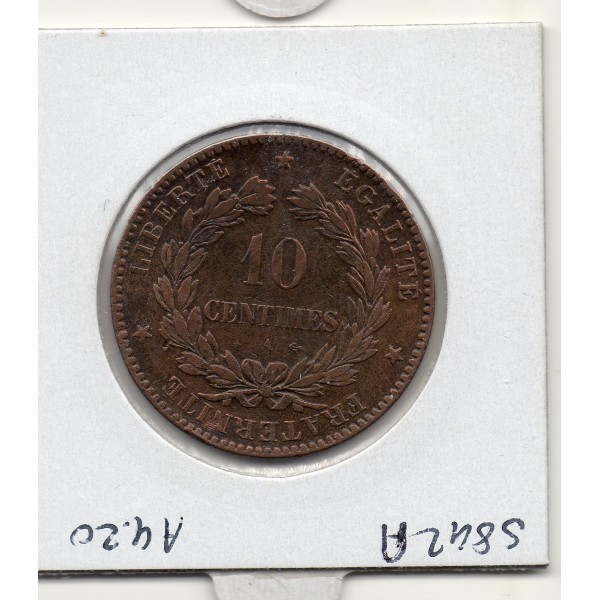 10 centimes Cérès 1872 A Paris TB+