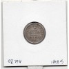 20 centimes Napoléon III tête laurée 1867 BB Strasbourg TB