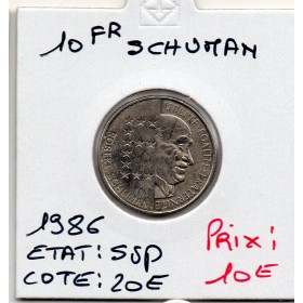 10 francs Schuman 1986 Sup