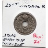 25 centimes Lindauer 1914 Sup