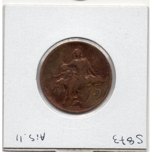 5 centimes Dupuis 1905 B+