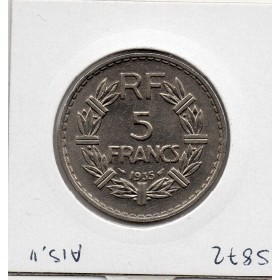 5 francs Lavrillier - 1935 - Sup+ - F.336/4