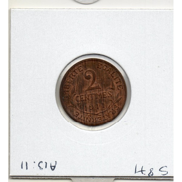 2 centimes Dupuis 1911 Sup
