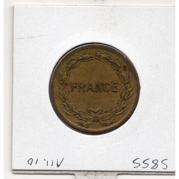 2 francs Philadelphie France Libre 1944 TTB+