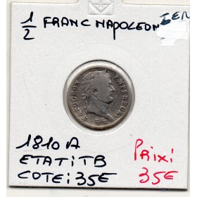 1/2 Franc Napoléon 1er 1812 A paris TB