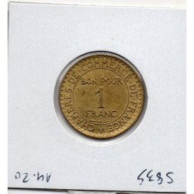 Bon pour 1 franc Commerce Industrie 1921 Sup+