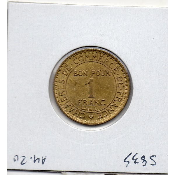 Bon pour 1 franc Commerce Industrie 1921 Sup+