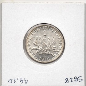 1 franc Semeuse Argent 1916 Sup+, France pièce de monnaie
