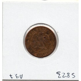 2 centimes Napoléon III tête laurée 1861 BB Strasbourg Sup-