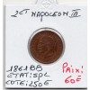 2 centimes Napoléon III tête laurée 1861 BB Strasbourg SPL