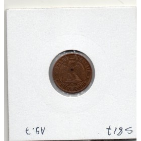 1 centime Napoléon III tête laurée 1861 BB Strasbourg Sup