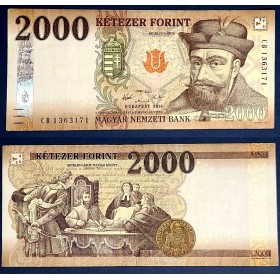 Hongrie P.204a, TTB Billet de 2000 Forint 2016 Bethlen Gabor