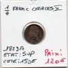 1/4 Franc Charles X 1829 A Paris Sup