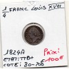1/4 Franc Louis XVIII 1824 A Paris TTB+