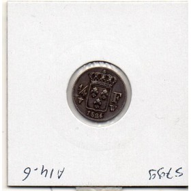 1/4 Franc Louis XVIII 1824 A Paris TTB+