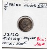 1/4 Franc Louis XVIII 1817 A Paris Sup- rayure