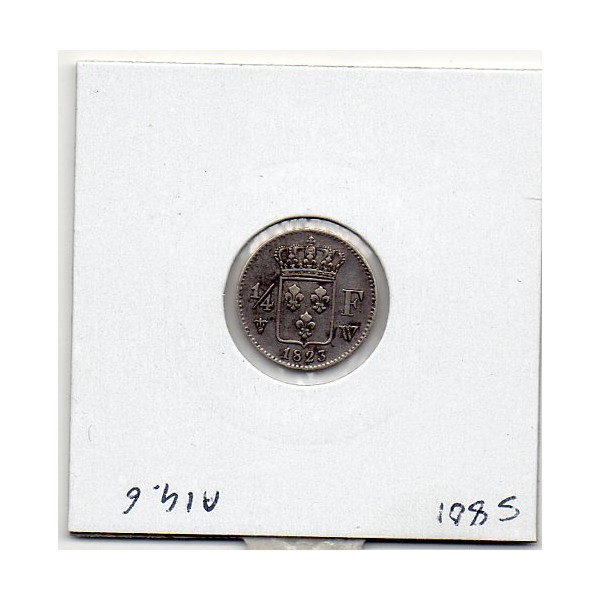 1/4 Franc Louis XVIII 1817 A Paris Sup-