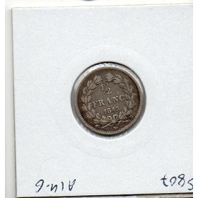 1/2 franc Louis Philippe 1845 B Rouen TB