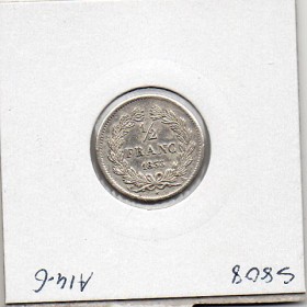 1/2 franc Louis Philippe 1833 A Paris Sup-