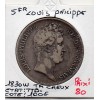 5 francs Louis Philippe 1830 W tranche creux TTB-