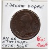 2 décimes Dupré An 4 A paris Sup-