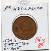 Madagascar 1 franc 1943 TTB+, Lec.94