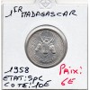 Madagascar 1 franc 1958 Spl, Lec.99