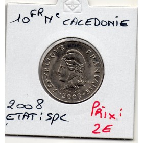 Nouvelle Calédonie 10 Francs 2008 Spl