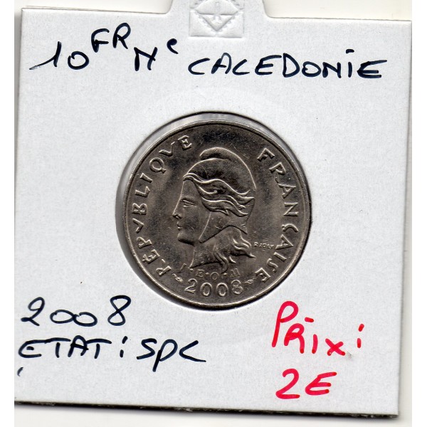 Nouvelle Calédonie 10 Francs 2008 Spl