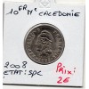 Nouvelle Calédonie 10 Francs 2008 Spl