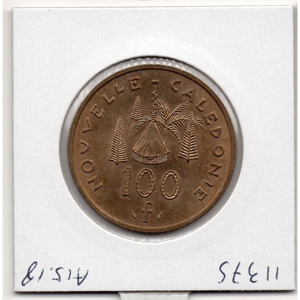 Nouvelle Calédonie 100 Francs 1976 Sup+, Lec.130