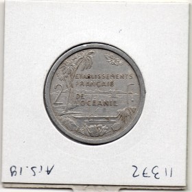 Océanie 2 Francs 1949 Sup, Lec.21