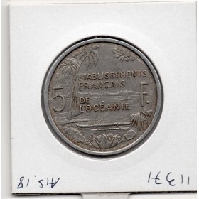 Océanie 5 Francs 1952 Sup-, Lec.24
