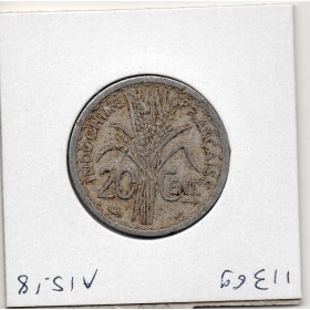 Indochine 20 cents 1945 B Beaumont TTB-, Lec.252