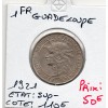 Guadeloupe, 1 Franc 1921 Sup-, Lec.58