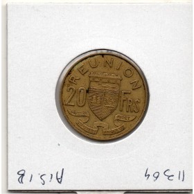 Réunion, 20 francs 1964 Sup-, Lec.92