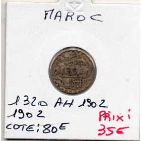 Maroc 1/2 Dirham 1320 AH -1902 Londres Sup, Lec.110