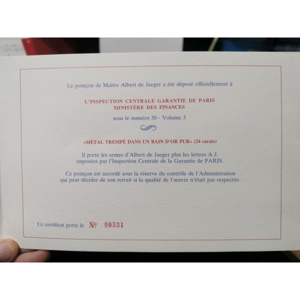 Coffrets de 2 enormes médailles Charles de Gaulle 1990 par Jaeger