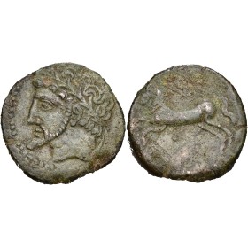 Numidie, Massinissa ou Micipsa Ae27 (-148 à -118) Cheval