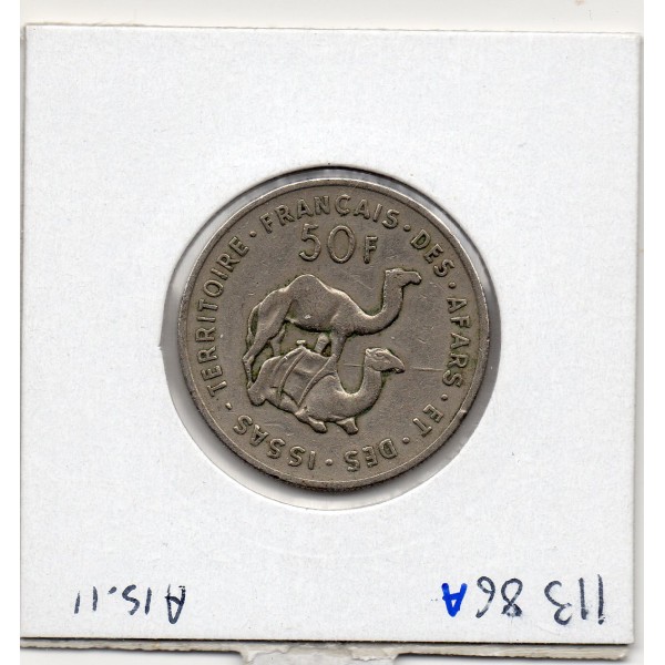 Afars et Issas 50 Francs 1970 Chouette TTB, Lec.68