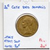 Cote des Somalis 20 francs 1965 Sup, Lec.48