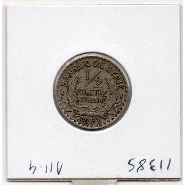 Syrie, 1/2 Piastre 1921 TTB, Lec.4