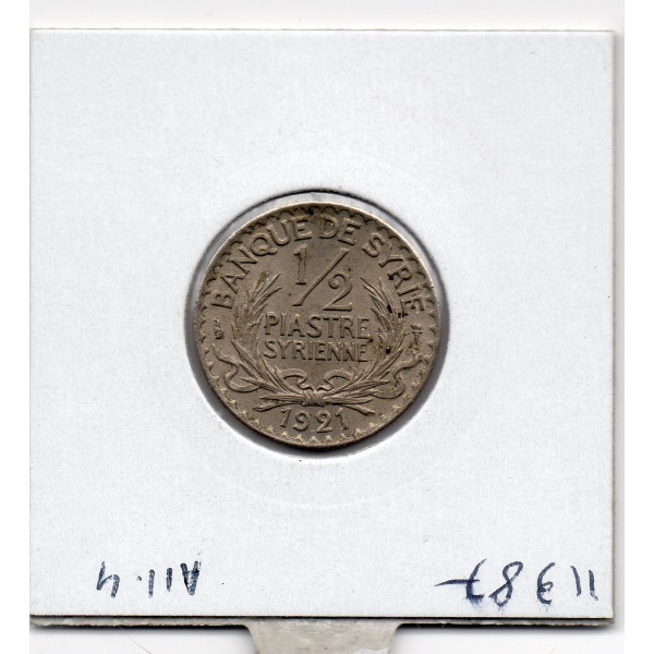 Syrie, 1/2 Piastre 1921 Sup Lec.4