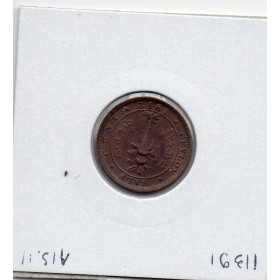 Ceylan 1/2 cent 1912 Sup, KM.106 Georges V