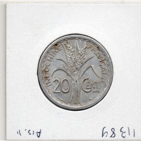 Indochine 20 cents 1945 C Castelsarrasin Sup-, Lec.253