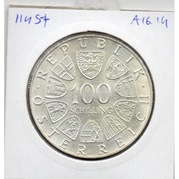 Autriche 100 Schilling 1975 Spl, KM.2923 Johann Strauss